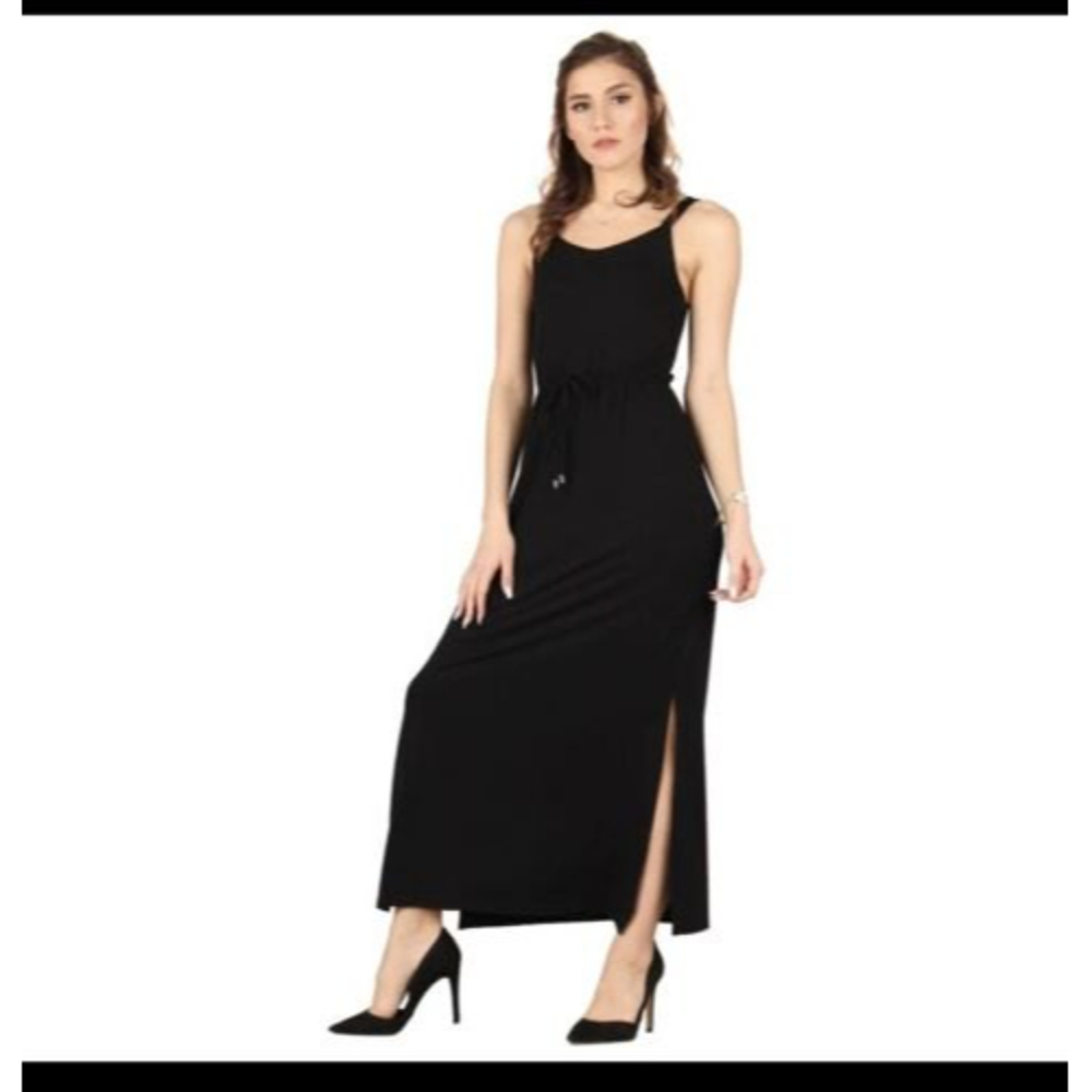 lildy  Tie Waist Maxi Dress size small - medium